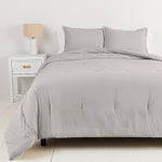 Simply Essential Garment Washed 2-Piece Twin/Twin XL Duvet Cover Set in Microchip Grey (Retail Price $40)
