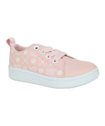 Bebe Pink & White Sneaker - Girls - Size 6 (Retail Price $40)