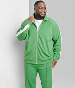 Adult Extended Size Casual Fit Track Jacket - Original Use - Green