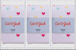 3 Pairs - Toddler Girls' Heart Print Cotton Tights - Cat & Jack