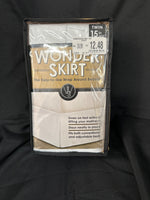 Wrap-Around Wonderskirt Twin Bed Skirt in White (Retail Price $12.48)