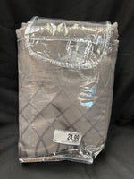 Wyndham 84-Inch Grommet Window Curtain Panel in Charcoal (Single) (Retail Price $24.99)