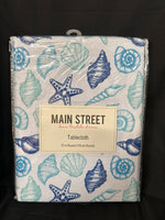 Main Street Home Textile Décor - Tablecloth Round 70 in - Seashell (Retail Price $49.99)
