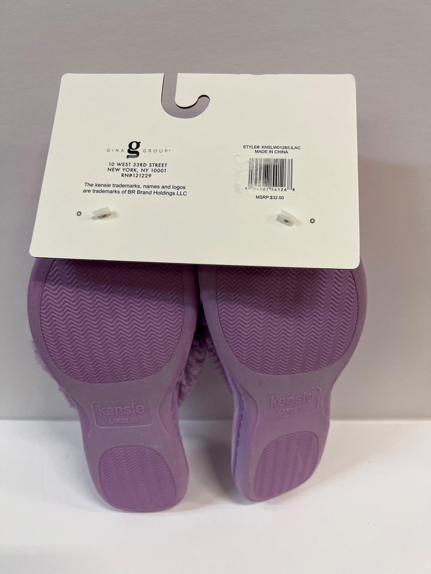 Kensie Women Memory Slippers - Purple/Pink - Size 9 (Retail Price $32)