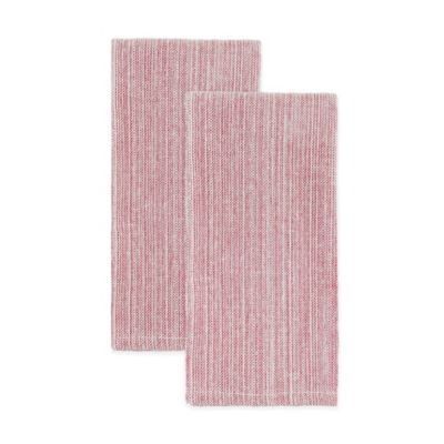 Our Table Textured Napkins in Red (Set of 2) (Retail Price $12)