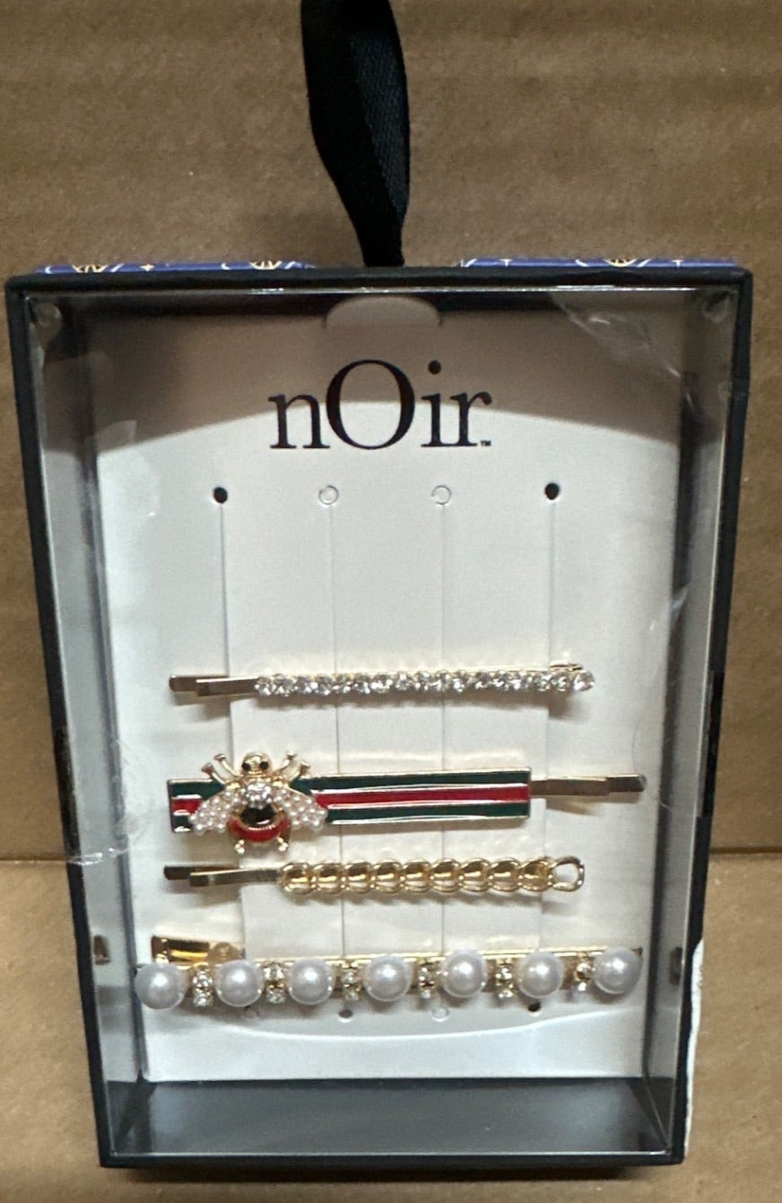 Noir Piece Hair Clips - Mulitple sets available (Retail Price $12.99)