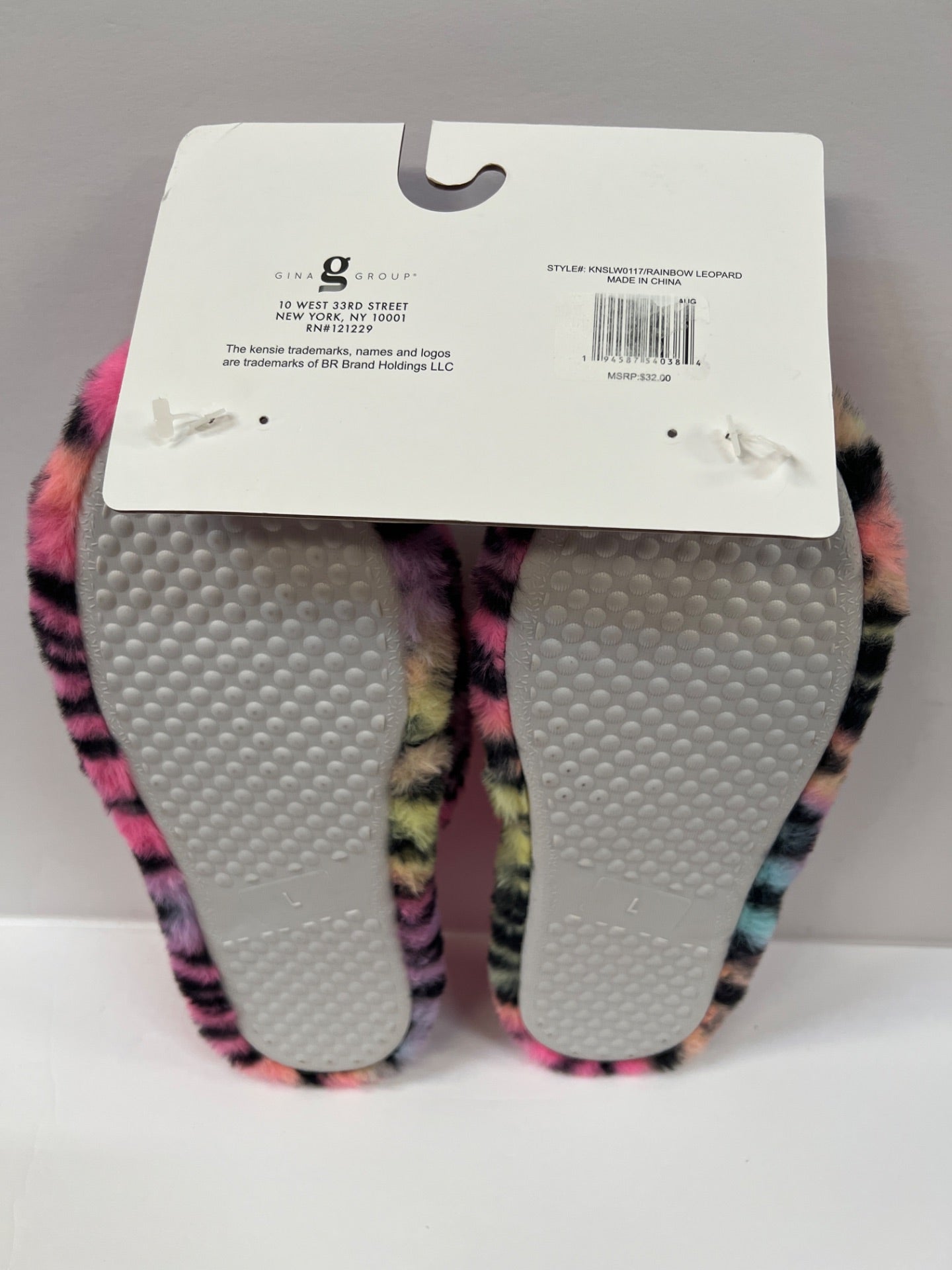 Kensie Women Memory Slippers - Leopard multi color - Size 9 (Retail Price $32)