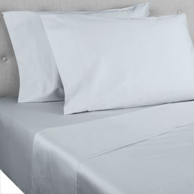 Nestwell Pima Cotton Sateen 500-Thread-Count Full Sheet Set in Blue Fog (Retail Price $90)