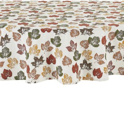 Pumpkin Border 60-Inch X 102-Inch Oblong Tablecloth (Retail Price $34.99)