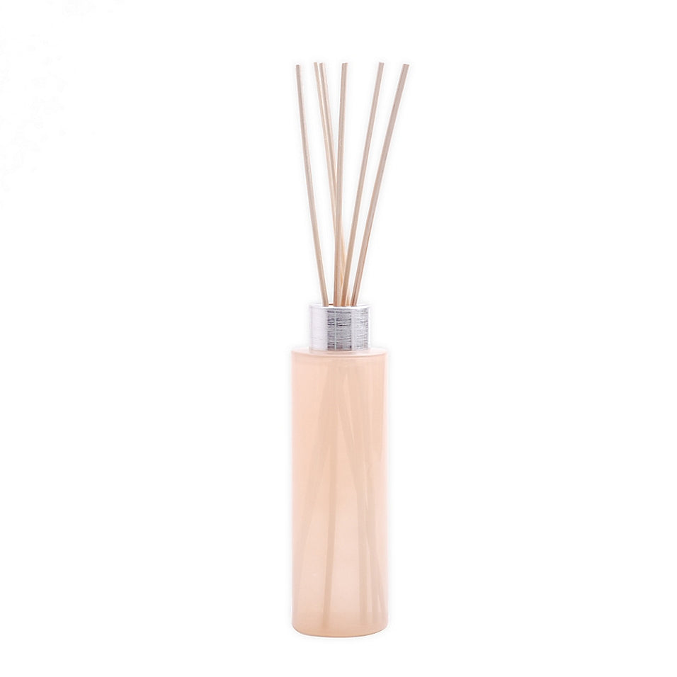 Everhome Amber Musk 3 Oz. Milky Glass Diffuser with Reeds in Taupe (Retail Price $15)