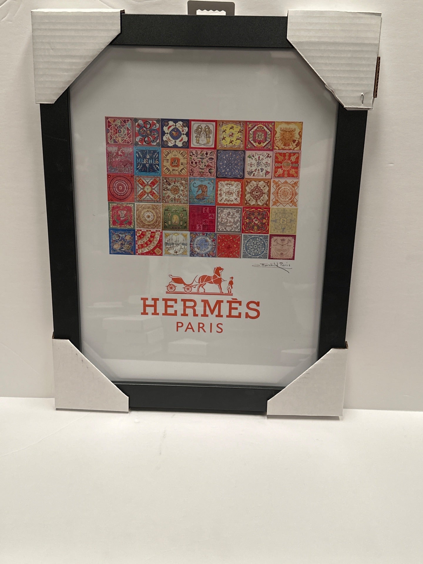 Hermes Tiles - 14" x 18" Framed Print (Retail Price $47.99)