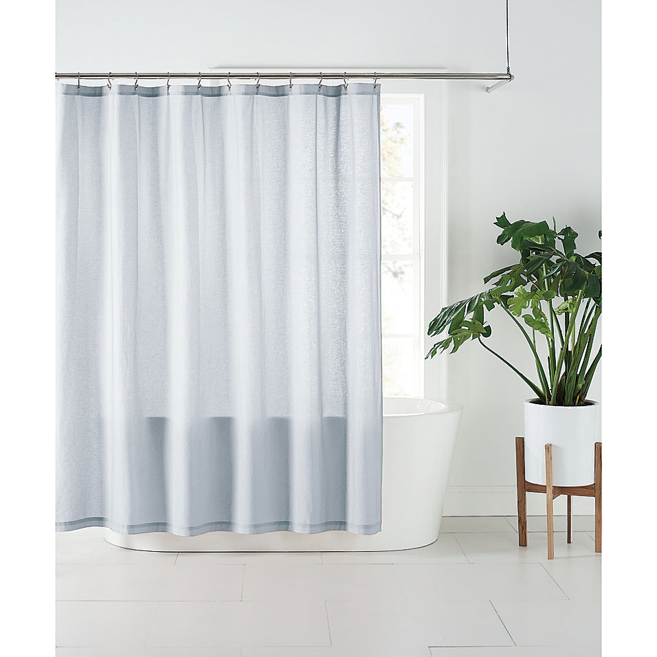 Nestwell 72-Inch X 72-Inch Matelasse Shower Curtain in Illusion Blue (Retail Price $41.99)