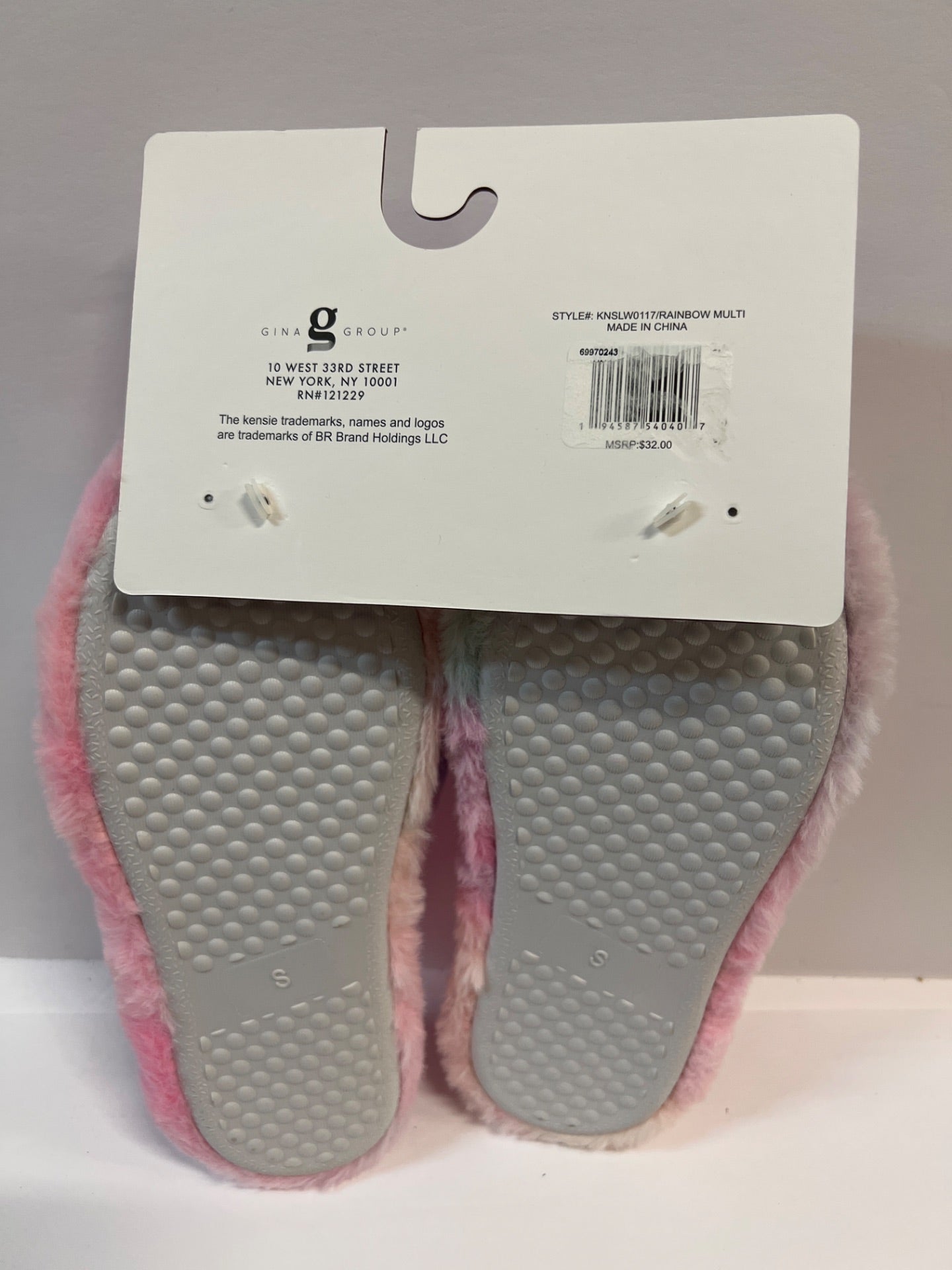 Kensie Women Memory Slippers - Purple/Pink - Size 6/7 (Retail Price $32)