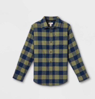 Cat & Jack Plaid Dress Shirt