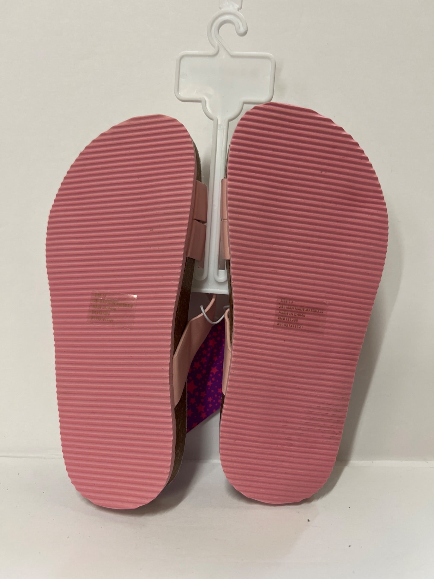 Rampage - Girls Pink Slip on Sandals - Size 13 (Retail Price $36)