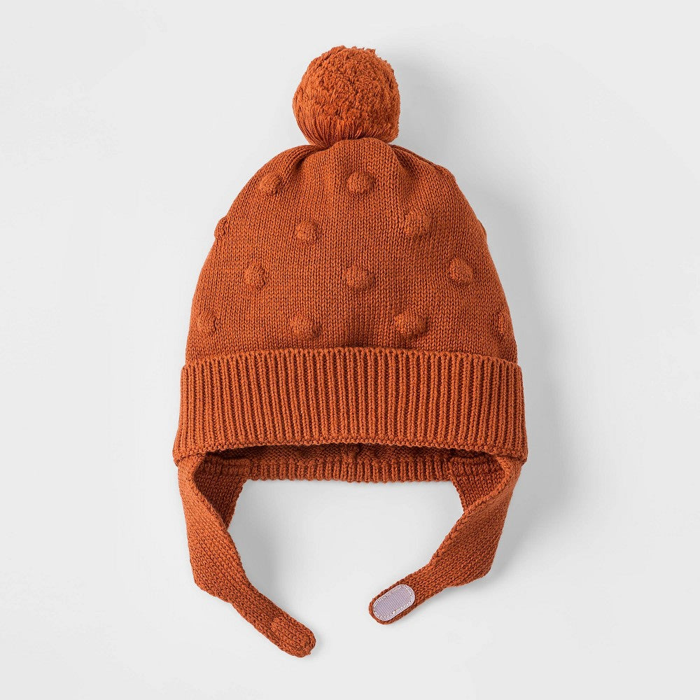 Baby Girls' Bobble Hat - Cat & Jack - Newborn