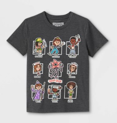 Boys' Stranger Things Short Seeve Graphic T-Shirt - Size Large