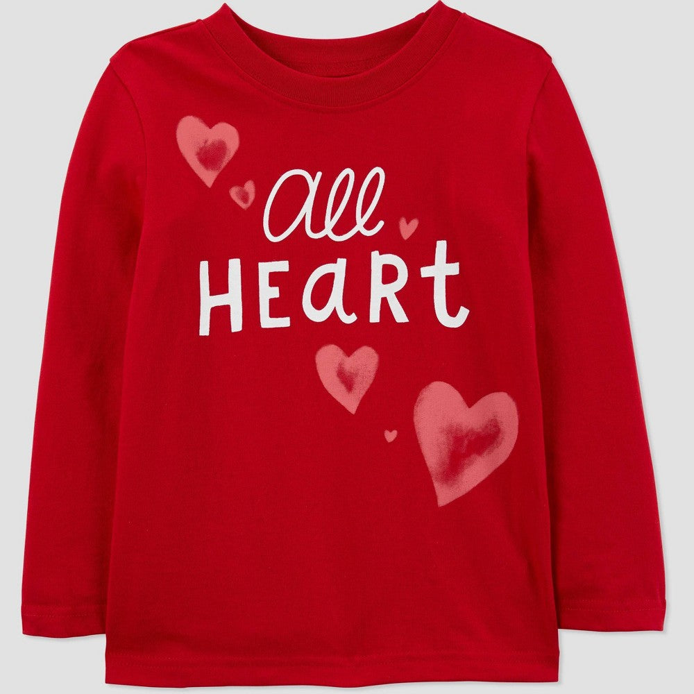 Toddler Girls' 'All Heart' T-Shirt - Just One You® Made by Carter's - 3T