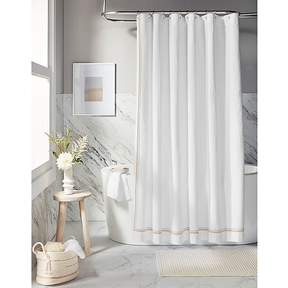 Everhome Sullivan 72-Inch X 72-Inch Shower Curtain in Peyote (Retail Price $46.99)