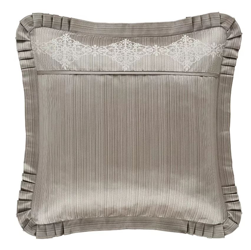 J. Queen New York Crestview European Pillow Sham in Silver (Retail Price $50)