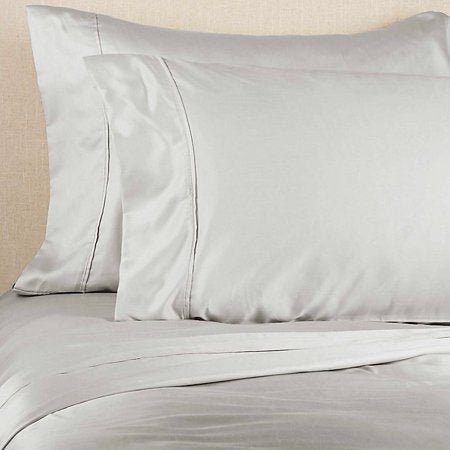 Brookstone BioSense 500-Thread-Count Tencel Standard/Queen Pillowcase Set in Silver (Retail Price $45.99)