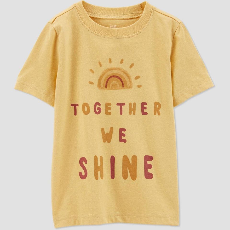 Carter's Just One You Baby 'Together We Shine' T-Shirt - Yellow 18M