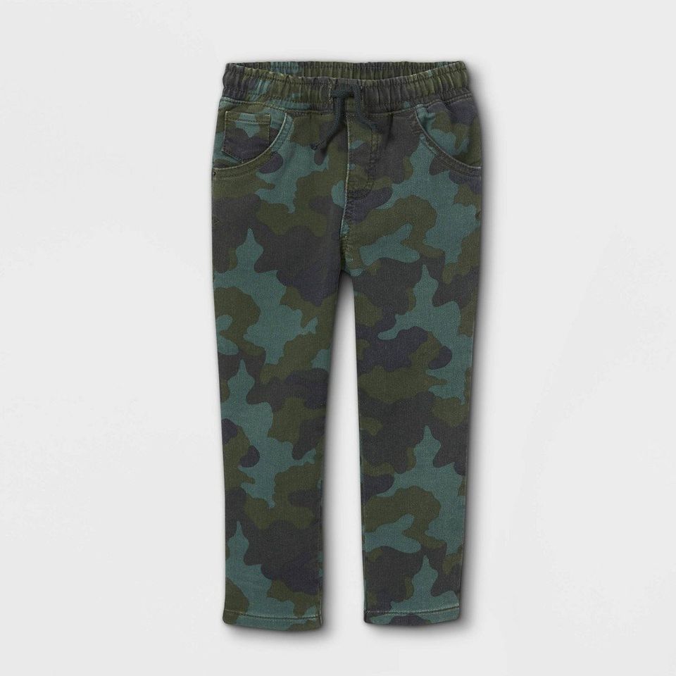 Baby Boys' Pull-On Skinny Fit Jeans - Cat & Jack Camo Green