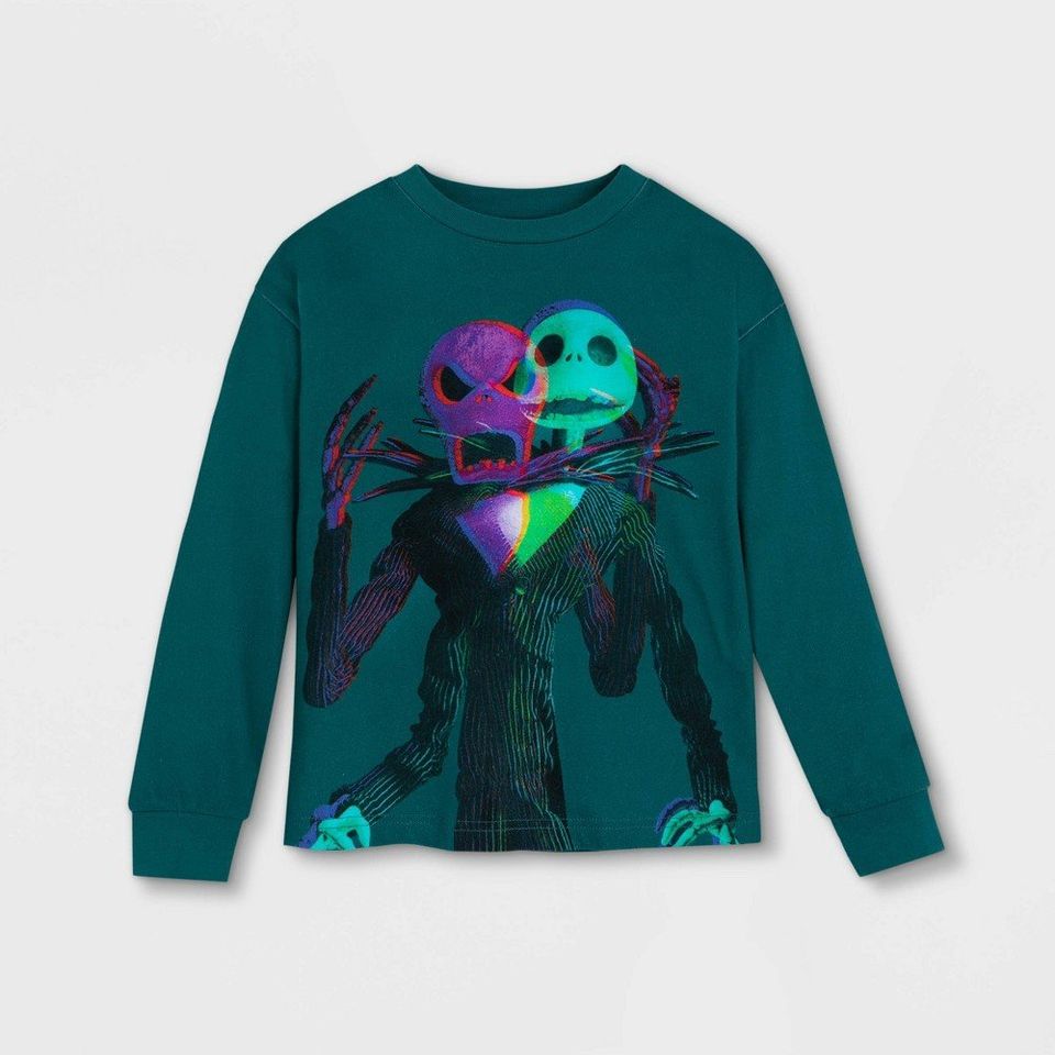 Boys' The Nightmare Before Christmas Jack Long Sleeve Graphic T-Shirt - Size 4