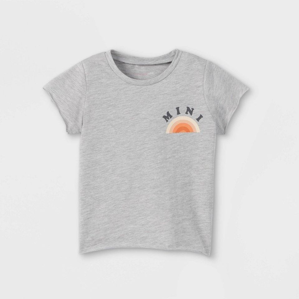 Grayson Mini Toddler Mommy & Me Short Sleeve T-Shirt - Gray 5T