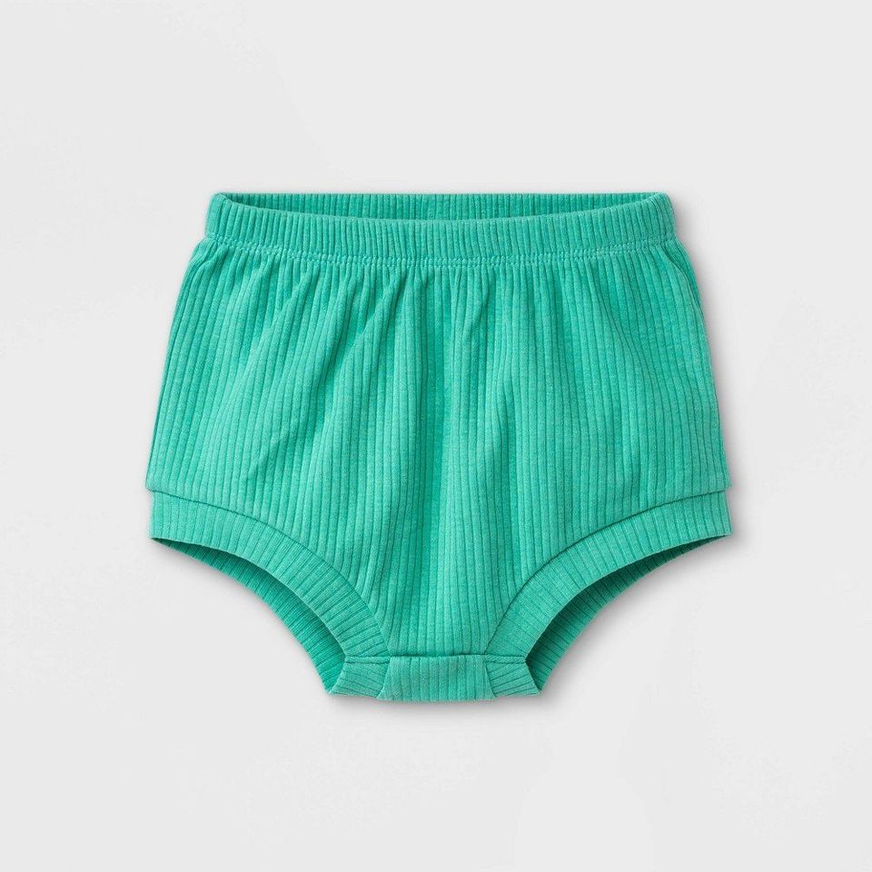 Baby Ribbed Shorts - Cat & Jack Teal 0-3M, Blue