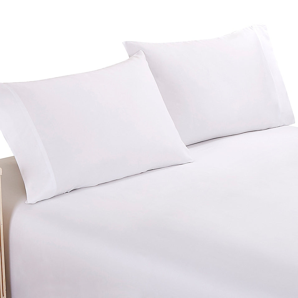 Studio 3B Viscose Made from Bamboo 300-Thread-Count Full Sheet Set in White (Retail Price $85)