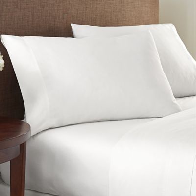 Nestwell Cotton Sateen 400-Thread-Count Full Flat Sheet in Bright White (Retail Price $35)