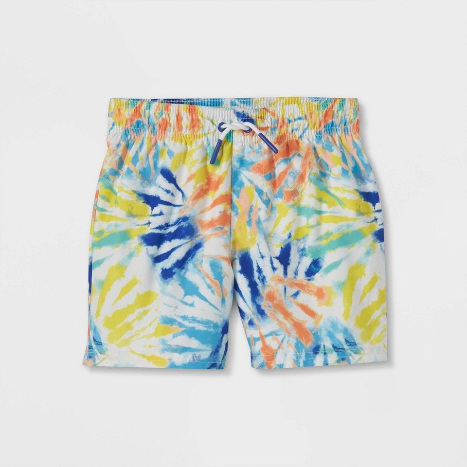 Baby Boys' Tie-Dye Swim Trunks - Cat & Jack 12M