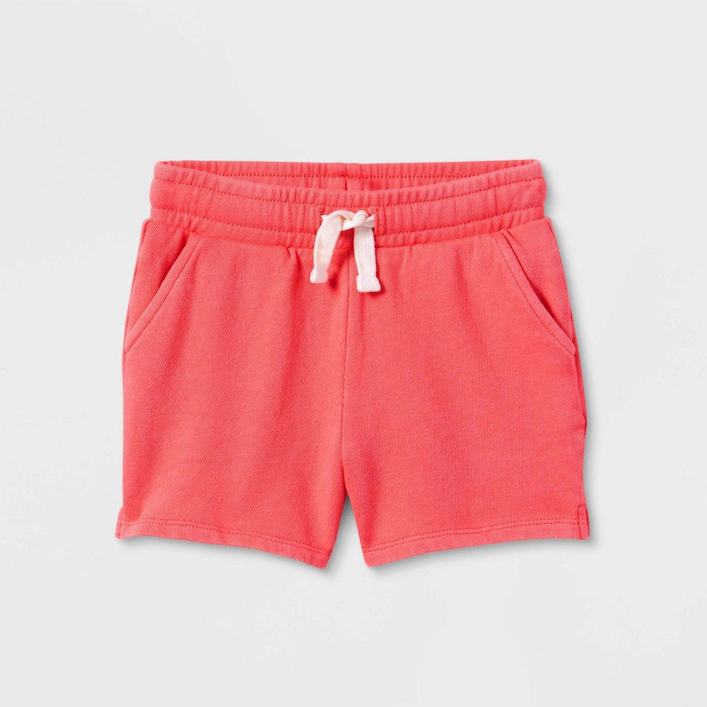 Girls Pink Pull-On Shorts - Cat & Jack - 2T