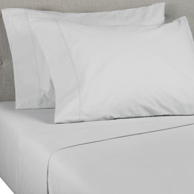 Wild Sage Brushed Cotton Percale 300-Thread-Count Twin Sheet Set in Lunar Rock (Retail Price $45)