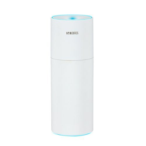 Homedics Portable Ultrasonic Humidifier Cordless Desktop Travel 10-Hour Runtime Visible Quiet Cool Mist White (Retail Price $24.99)