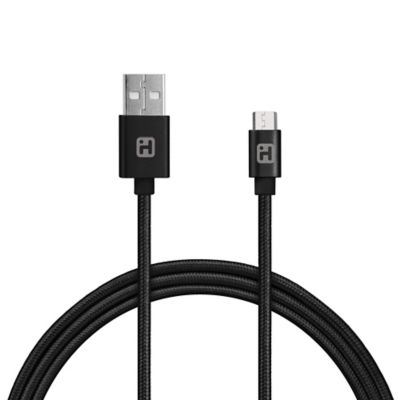 IHome 6-Foot Micro USB Charging Cable in Black