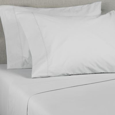 Wild Sage Brushed Cotton Percale 300-Thread-Count Standard/Queen Pillowcase in Lunar Rock (Retail Price $26)