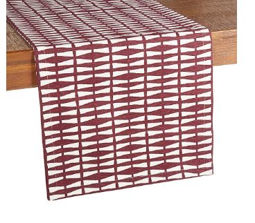 Studio 3B Ikat 90-Inch Runner in Wine