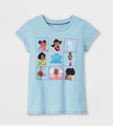 Girls' Disney Proud Family Grid Short Sleeve Graphic T-Shirt