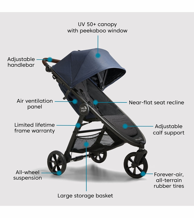 Baby Jogger City Mini GT2 Stroller Storm Blue