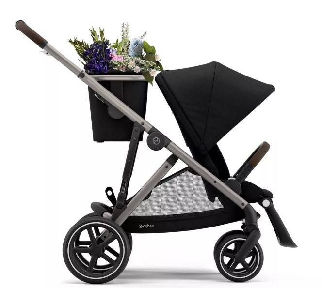 Cybex Gazelle S Modular Stroller (Deep Black with Taupe Frame)