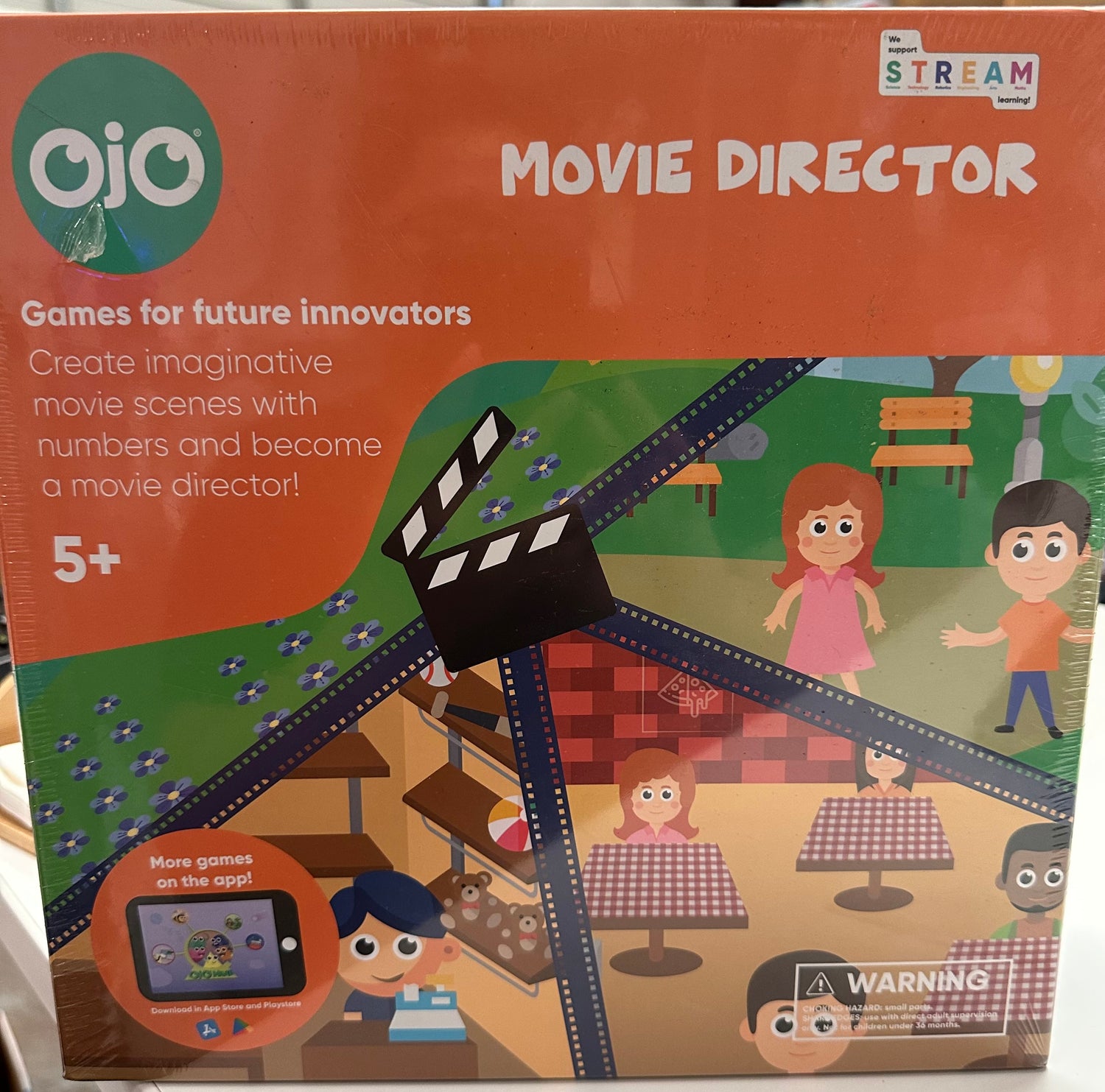 OjO Movie Director Math Board Game for Kids - STEM Learning Toy (Age 5 Years and up)