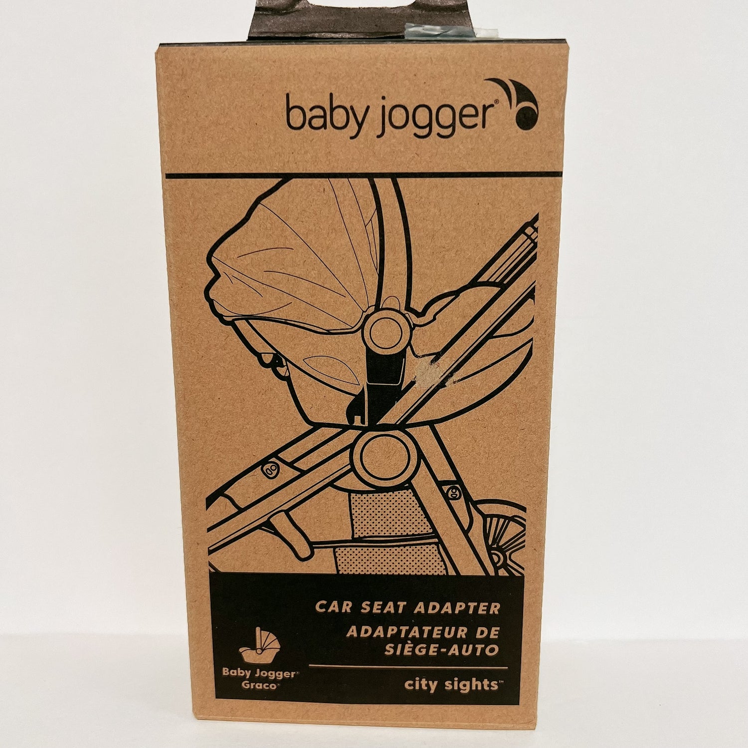 Baby Jogger Baby Car Seat Adapter- City Sights - Baby Jogger, Graco - Black (Retail $39.99)