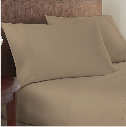 Studio 3B Solid 825-Thread-Count Full Sheet Set in Cornstarch