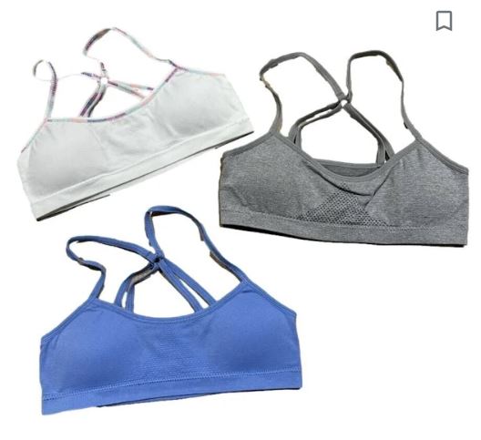 Girls seamless sports bra (3pack)