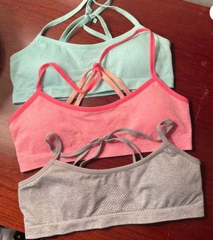 Girls seamless sports bra (3pack)