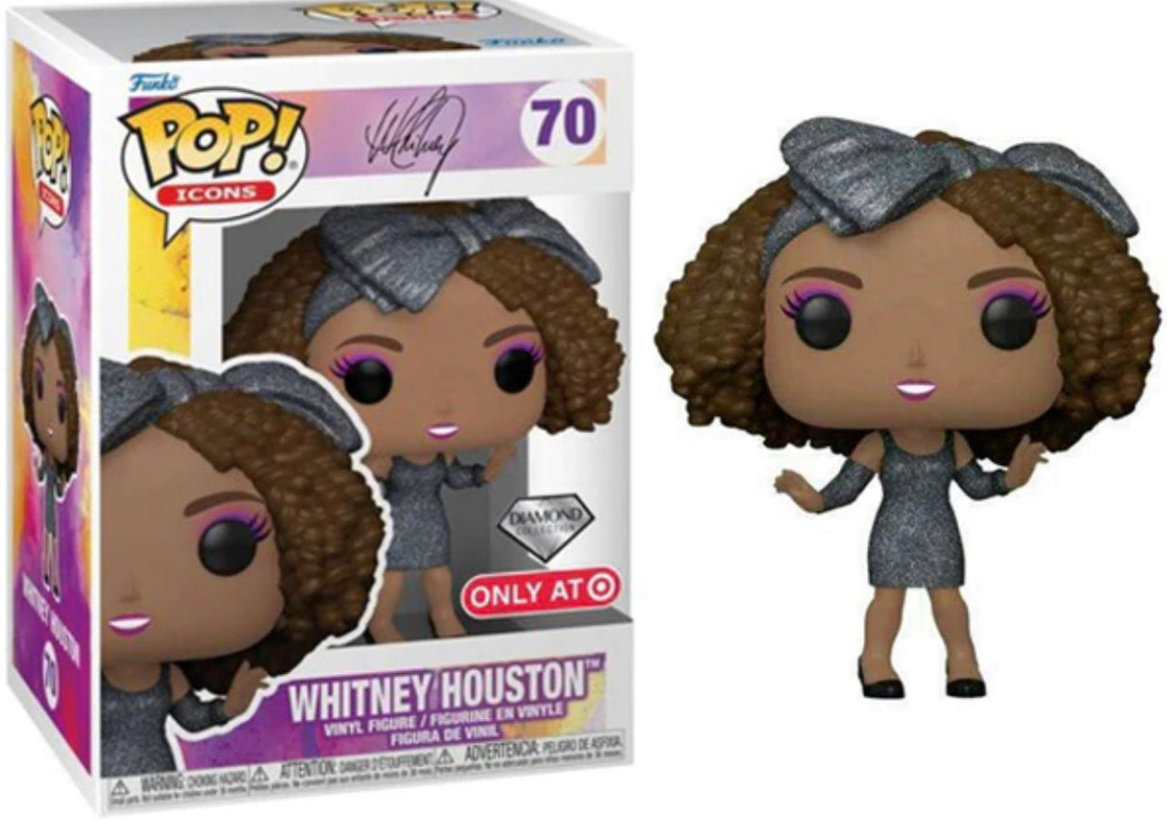 Funko Pop - Whitney Houston (Diamond Collection, Icons) 70 - Target Exclusive