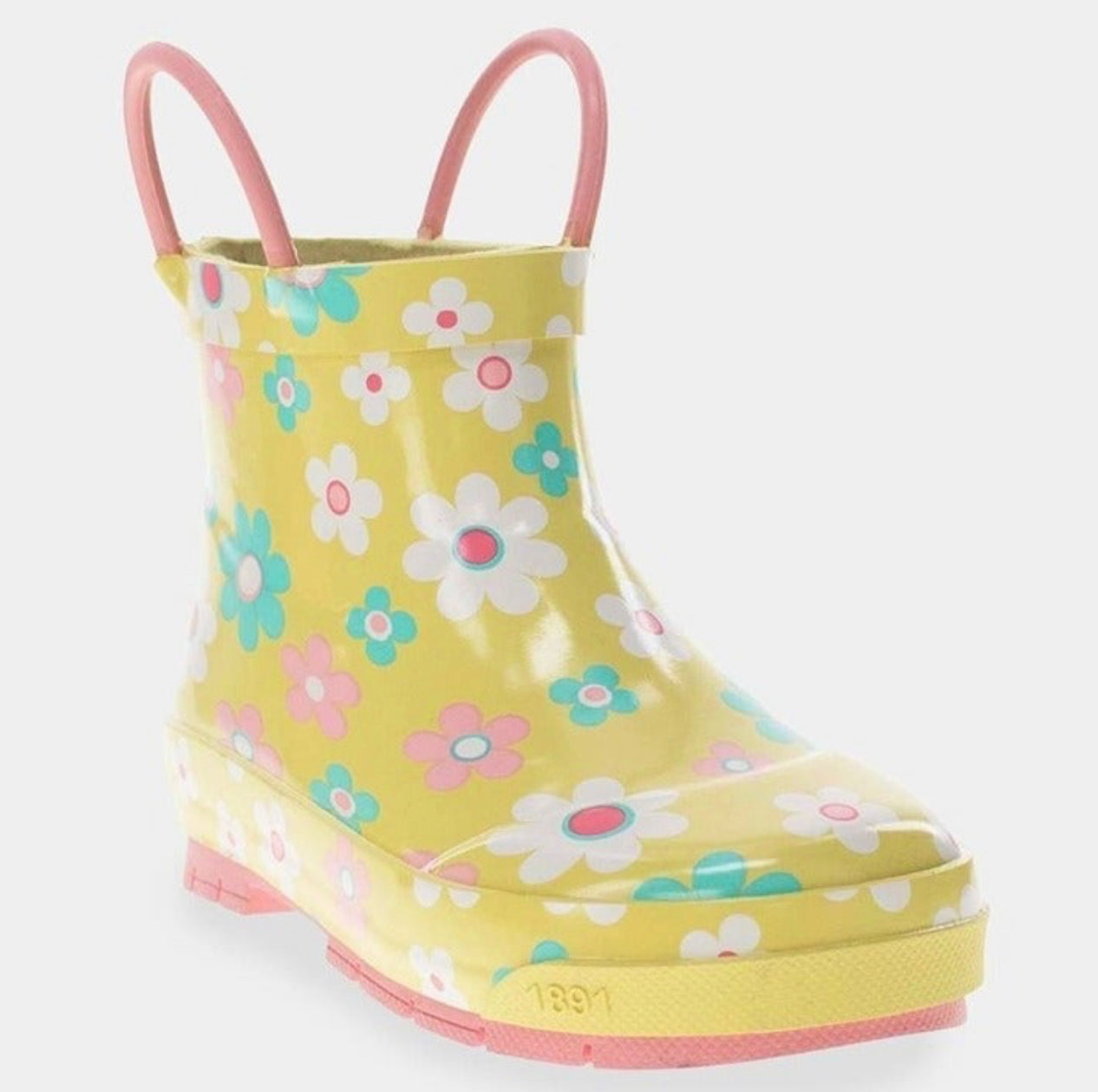 Western Chief Toddler Girls' Alice Floral Print Rain Boots