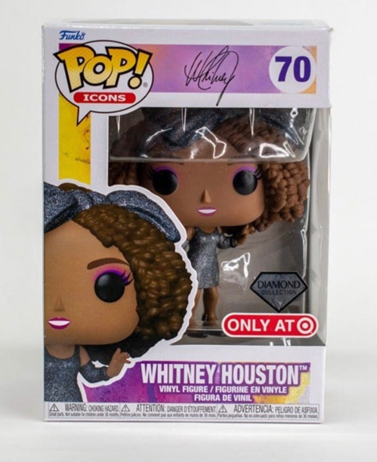 Funko Pop - Whitney Houston (Diamond Collection, Icons) 70 - Target Exclusive